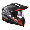 LS2 MX701 EXPLORER HEXA BLACK RED GREY-06 (velikost S)