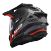 LS2 MX701 EXPLORER HEXA BLACK RED GREY-06 (velikost S)