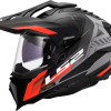 LS2 MX701 EXPLORER HEXA BLACK RED GREY-06 (velikost S)