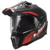 LS2 MX701 EXPLORER HEXA BLACK RED GREY-06 (velikost S)