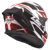 LS2 FF820 RAPID III XTREM WHITE BLACK RED (velikost 3XL)