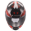 LS2 FF820 RAPID III XTREM WHITE BLACK RED (velikost 3XL)