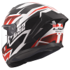 LS2 FF820 RAPID III XTREM WHITE BLACK RED (velikost 3XL)