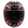 LS2 FF820 RAPID III XTREM WHITE BLACK RED (velikost 3XL)