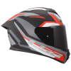 LS2 FF820 RAPID III HYPER BLACK RED (velikost XL)