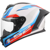 LS2 FF820 RAPID III HYPER WHITE BLUE RED (velikost 3XL)