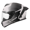 LS2 FF820 RAPID III FLOW WHITE GREY (velikost M)
