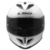 LS2 FF818 STORM III SOLID GLOSS WHITE (velikost 3XL)