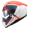 LS2 FF817 CHALLENGER II TITAN WHITE BLUE RED (velikost 3XL)