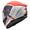 LS2 FF817 CHALLENGER II TITAN WHITE BLUE RED (velikost 3XL)