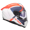 LS2 FF817 CHALLENGER II TITAN WHITE BLUE RED (velikost 3XL)