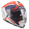 LS2 FF817 CHALLENGER II TITAN WHITE BLUE RED (velikost 3XL)