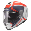 LS2 FF817 CHALLENGER II TITAN WHITE BLUE RED (velikost 3XL)