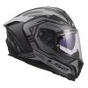 LS2 FF817 CHALLENGER II DRAVIX GREY (velikost M)
