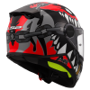 LS2 FF812 KID PUNK GREY RED S (velikost L)