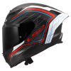 LS2 FF807 DRAGON SUBIC WHITE BLUE RED (velikost L)