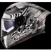 LS2 FF807 DRAGON ENTHUM SILVER (velikost M)