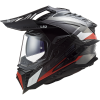 LS2 MX701 EXPLORER C FRONTIER G.TITANIUM RED (velikost XL, pohlaví a věk unisex)