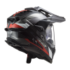 LS2 MX701 EXPLORER C FRONTIER G.TITANIUM RED (velikost XL, pohlaví a věk unisex)
