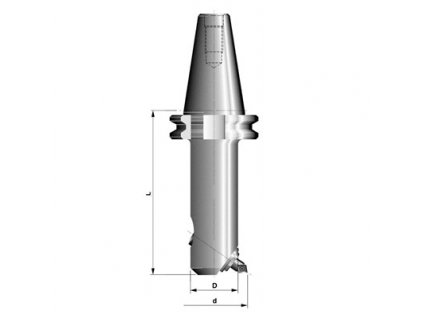 Vyvrt. tyč dokončovací SK50x80-315 VDSK DIN69871