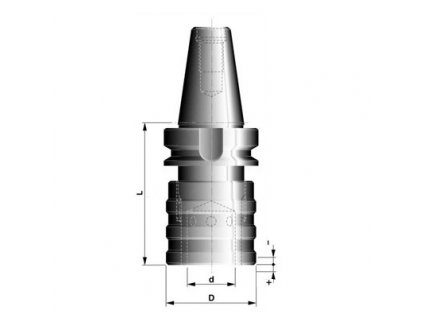 Závitové pouzdro BT40x1 (M3-M12) MAS-BT