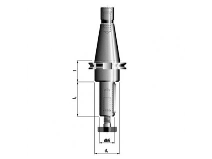 Frézovací trn s podélnou dr. SK50x16-35 ČSN220432