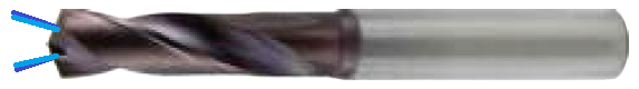 Karbidový vrták DPC 3xD s vnitřním chlazením průměr 3mm Průměr: 3mm (stopka 4mm)