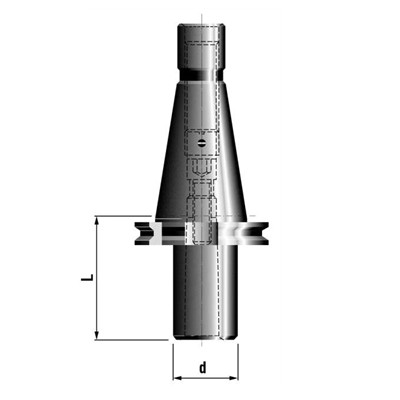 Redukční pouzdro se šroubem SK40x2-60 ČSN220432