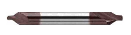 Karbidový středící vrták úhel zahloubení 60°, průměr špičky=2,5mm, stopka=6mm