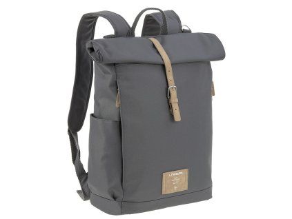 LÄSSIG Green Label Rolltop Backpack anthracite