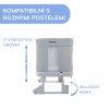 CHICCO Postieľka Next2Me Forever - Ash Grey