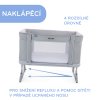 CHICCO Postieľka Next2Me Forever - Ash Grey