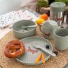 LÄSSIG Dish Set PP/Cellulose Little Forest rabbit