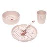 LÄSSIG Dish Set PP/Cellulose Little Forest rabbit