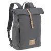 LÄSSIG Green Label Rolltop Backpack anthracite