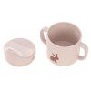 LÄSSIG Sippy Cup PP/Cellulose Little Forest rabbit