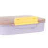 LÄSSIG Lunchbox Bento Pattern Party rose/lilac