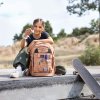 LÄSSIG School Backpack Origin Bold leaves caramel