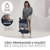KINDERKRAFT Stolička jedálenská Foldee Grey