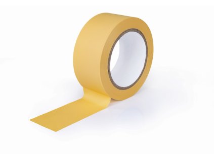 Lepící páska PVC 30x33 Solvent žlutá s rastrem