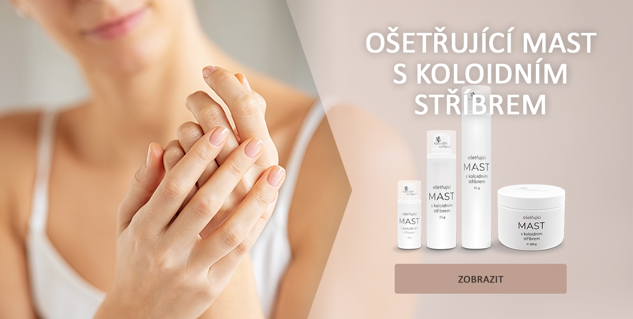 Ošetřující mast s koloidním stříbrem