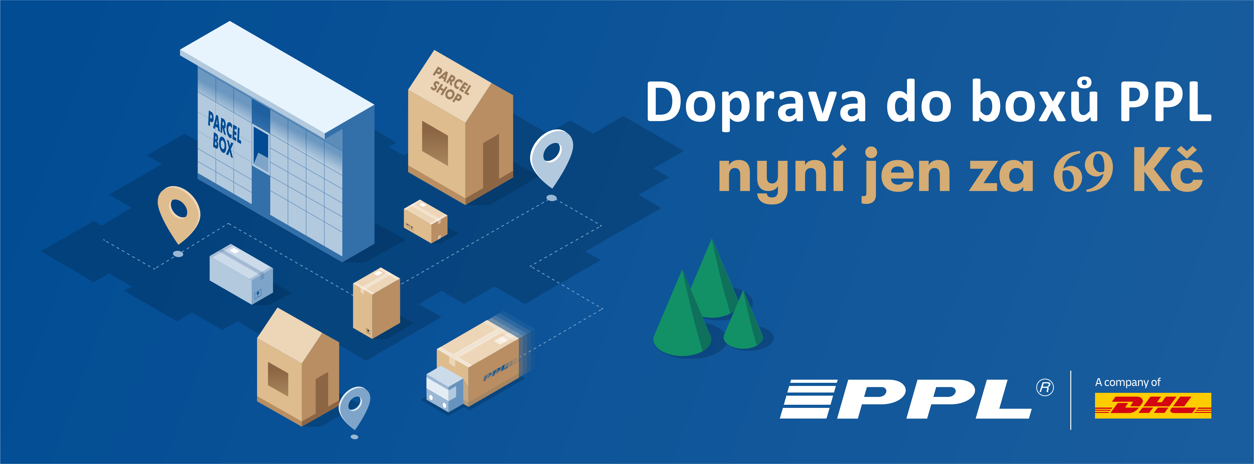 PPL doručení do boxů za 69 Kč