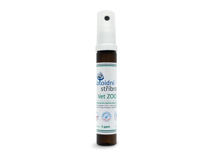 4161 1 koloidni stribro vet zoo sprej 25 ml koncentrace 15 ppm