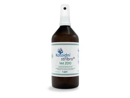 4170 koloidni stribro vet zoo sprej 200 ml koncentrace 5 ppm