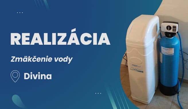 Realizácia - montáž zmäkčovača BNT1650 Crystal + Potrubný filter na vodu Aquafilter + UV lampa Aquatip V20LA 304 N , Divina