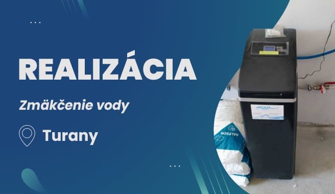 Realizácia - montáž zmäkčovača AQUAtip® ZM 3v1 + Potrubný filter AQUAtip® BigBlue 10", Turany