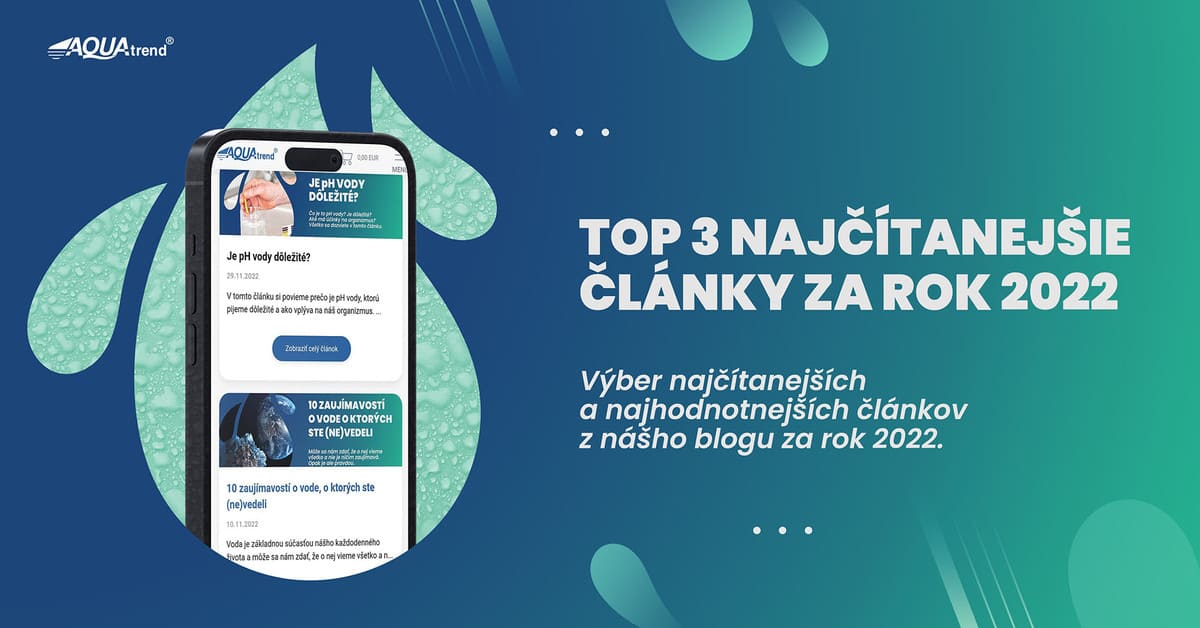 Top 3 najčítanejšie články za rok 2022