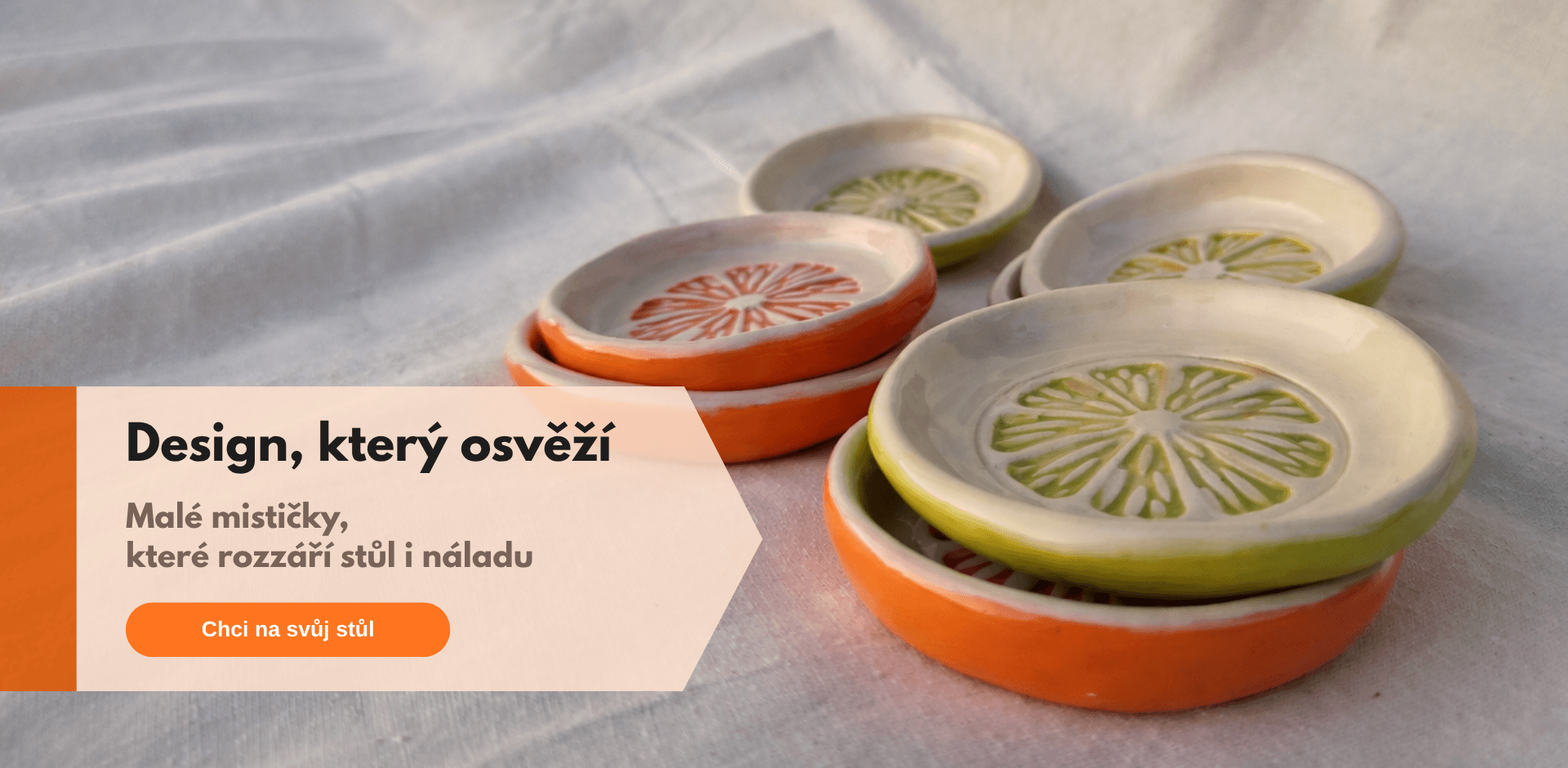 mističky s citrusovým vzorem