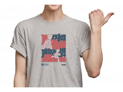 Pánské tričko Do práce na kole 2023 s designem od Jana Charváta