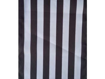 Lehátkovina černo - bílý pruh šířě 45 cm